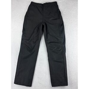 Pinseeker Golf Pants Performance Water Resistant Snap Leg Black Mens Size S
